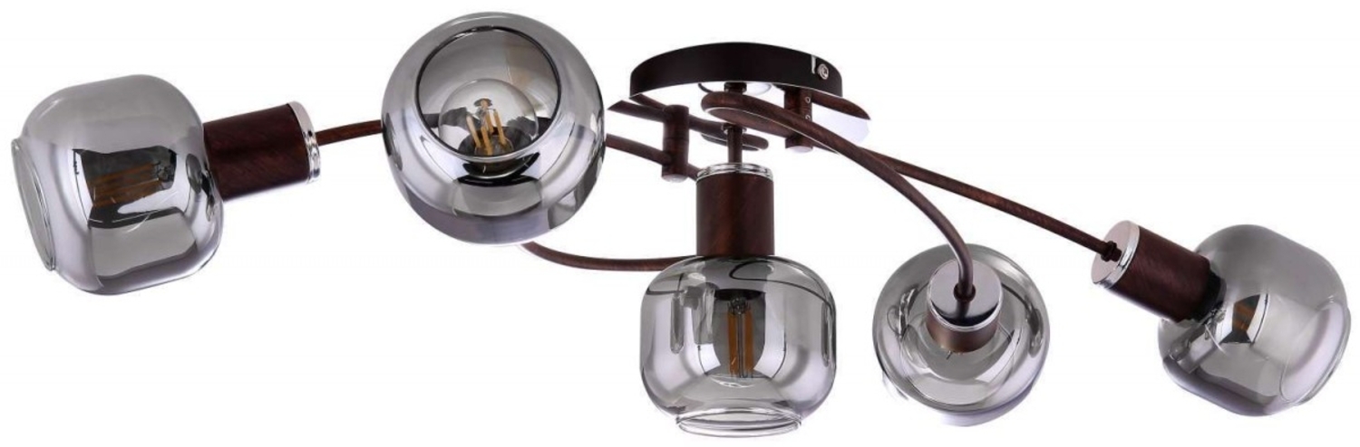Deckenleuchte LED Wohnzimmer Deckenlampe Deckenstrahler 5 Flammig 54303-5 Bild 1