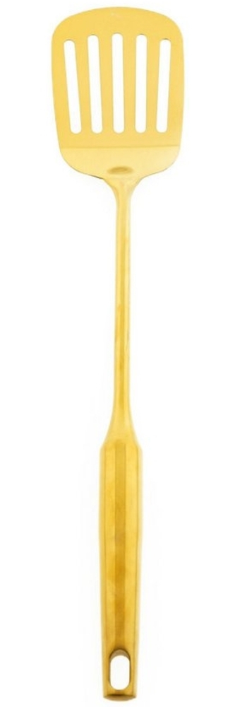 Almina Bratwender Pfannewender aus Edelstahl ideal zum wenden/servieren Hitzebeständig Gold Bild 1