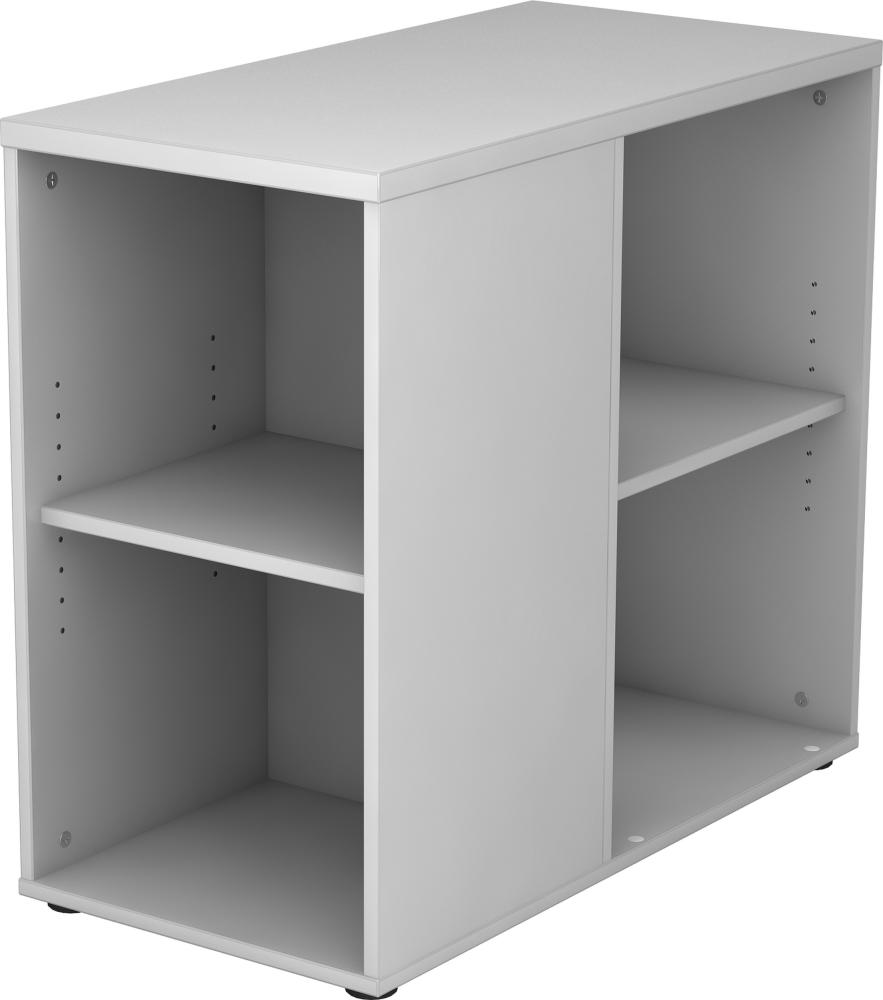 bümö Schreibtisch Schrank in grau, Container Schrank Büro für Ordner & Co. - Anstell-Container Schreibtisch, Schreibtisch Kommode, Büro Schrank Möbel, Bürocontainer, Schreibtischcontainer, 1630-5 Bild 1