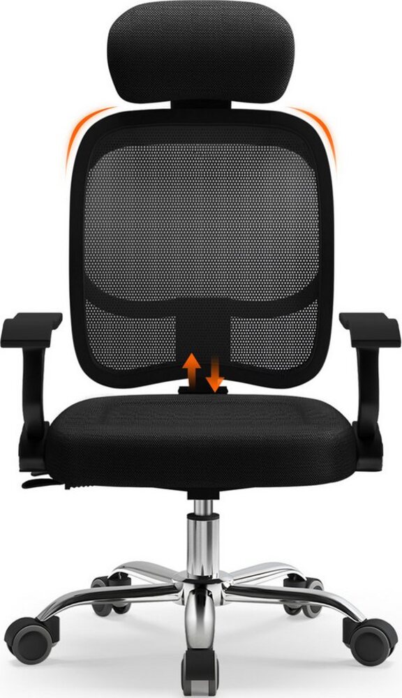 Hiazurm Gaming-Stuhl Gaming Stuhl Ergonomisch Gaming Chair Bürostuhl (Gaming Stuhl Armlehne Verstellbar 8cm), Drehstuhl mit Lendenkissen Kopfkissen, bis 150 kg Belastbarkeit Bild 1