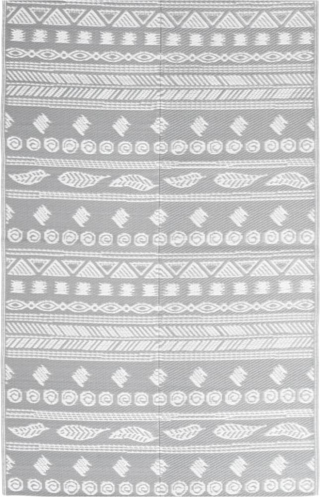 vidaXL Outdoor-Teppich ARAKIL Grau 120x180 cm PP 316970 Bild 1