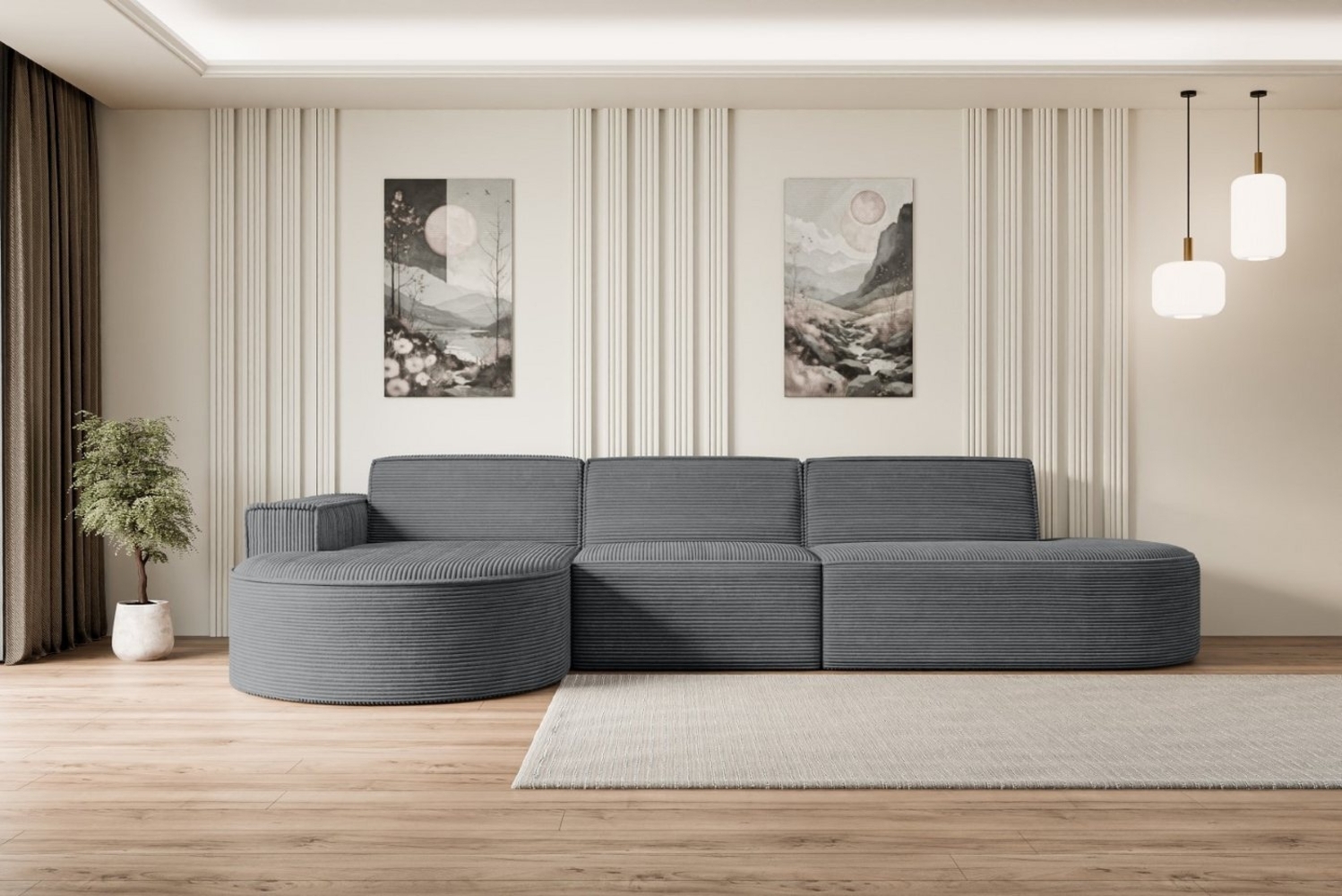 ALTDECOR Ecksofa MARI-L2, Sofa Praktische Bequeme Funktionsecke Couch L-Form Eckcouch, Corner Sofa L-Form Vielseitige Sofa Wohnlandschaft Wohnzimmer Bild 1