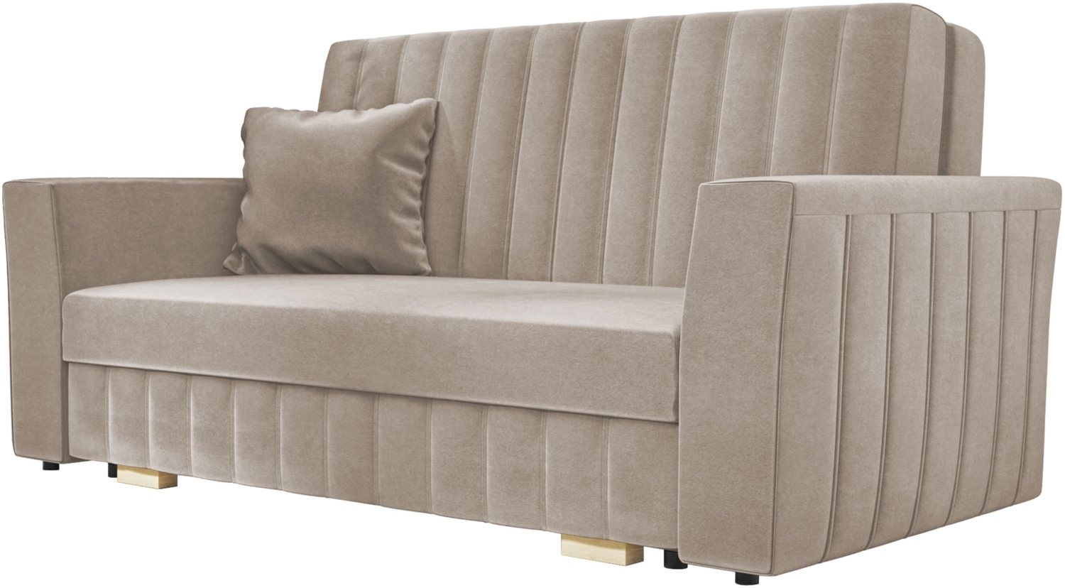 Mirjan24 'Viva Glam II' Schlafsofa, Natur, 85 x 98 x 160 cm Bild 1