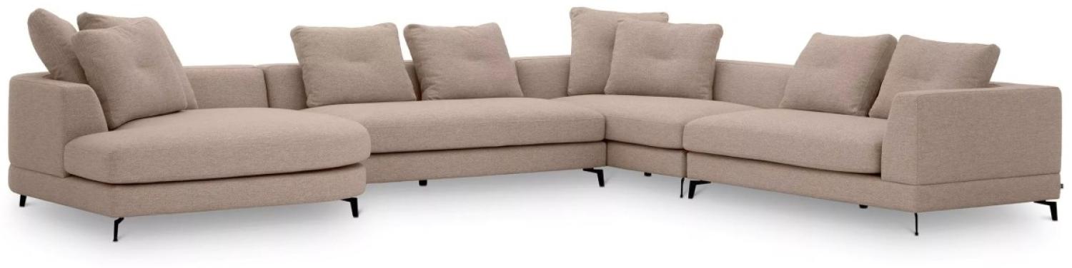 EICHHOLTZ Lounge Sofa Moderno Large Aveiro Sand Bild 1