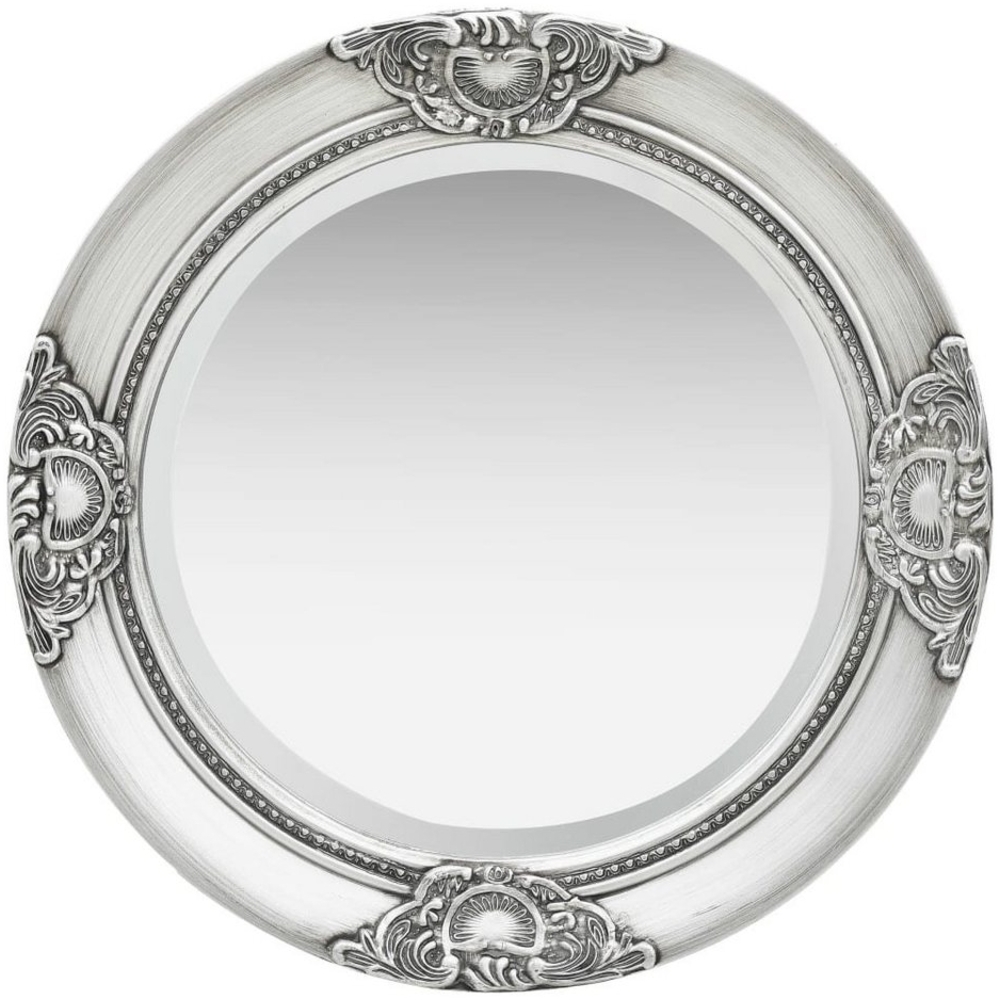 vidaXL Wandspiegel im Barock-Stil 50 cm Silbern 320346 Bild 1