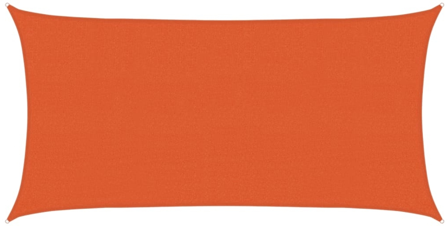 vidaXL Sonnensegel 160 g/m² Orange 2,5x4,5 m HDPE 311675 Bild 1