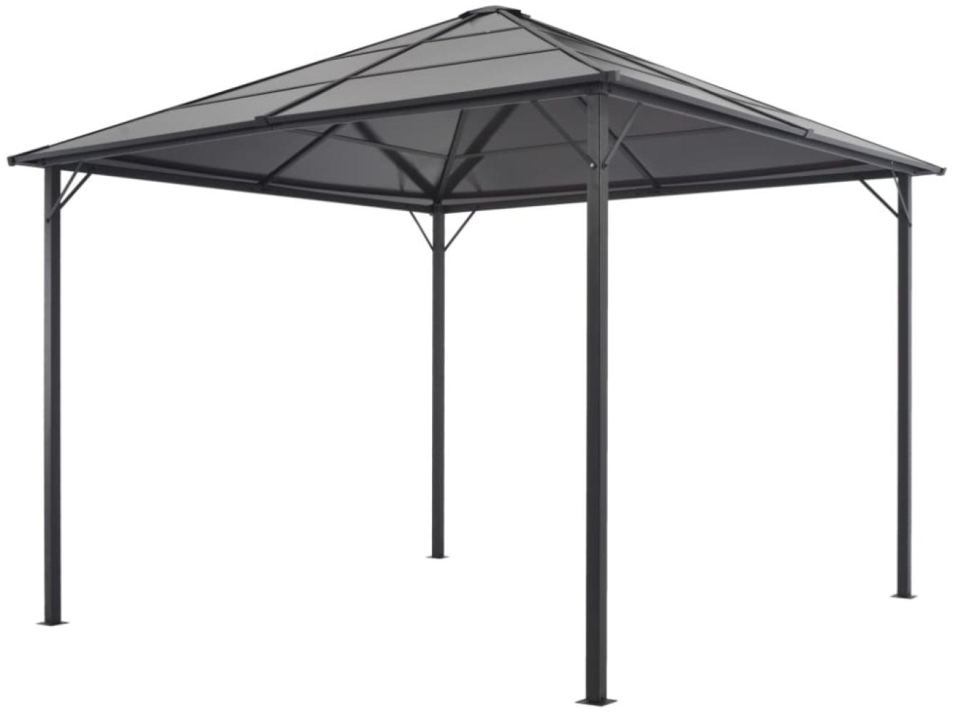 vidaXL Gartenpavillon mit Dach Aluminium 3×3 m Anthrazit 44641 Bild 1