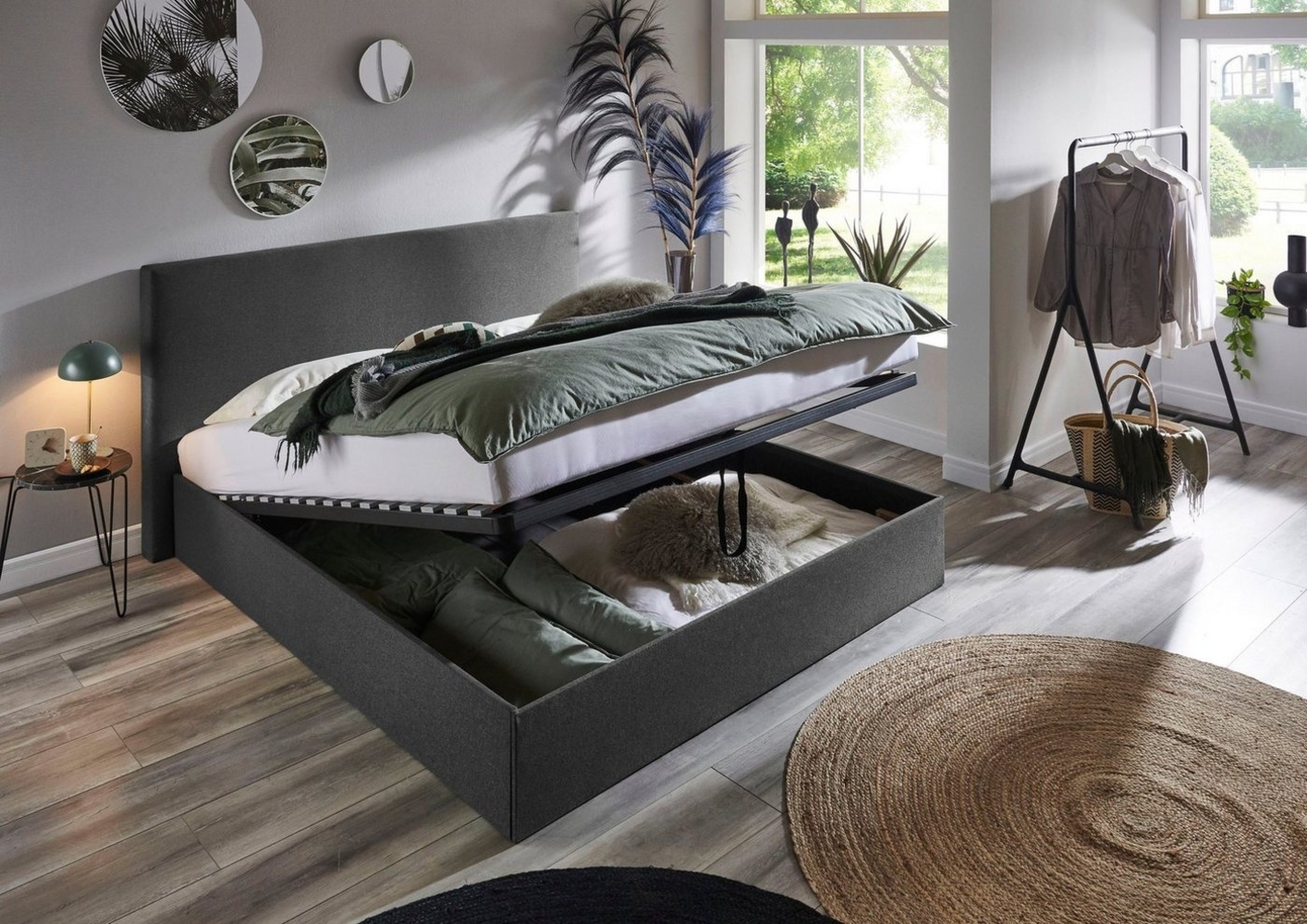 ATLANTIC home collection Bettgestell Melody, mit Bettkasten und Lattenrost Bild 1