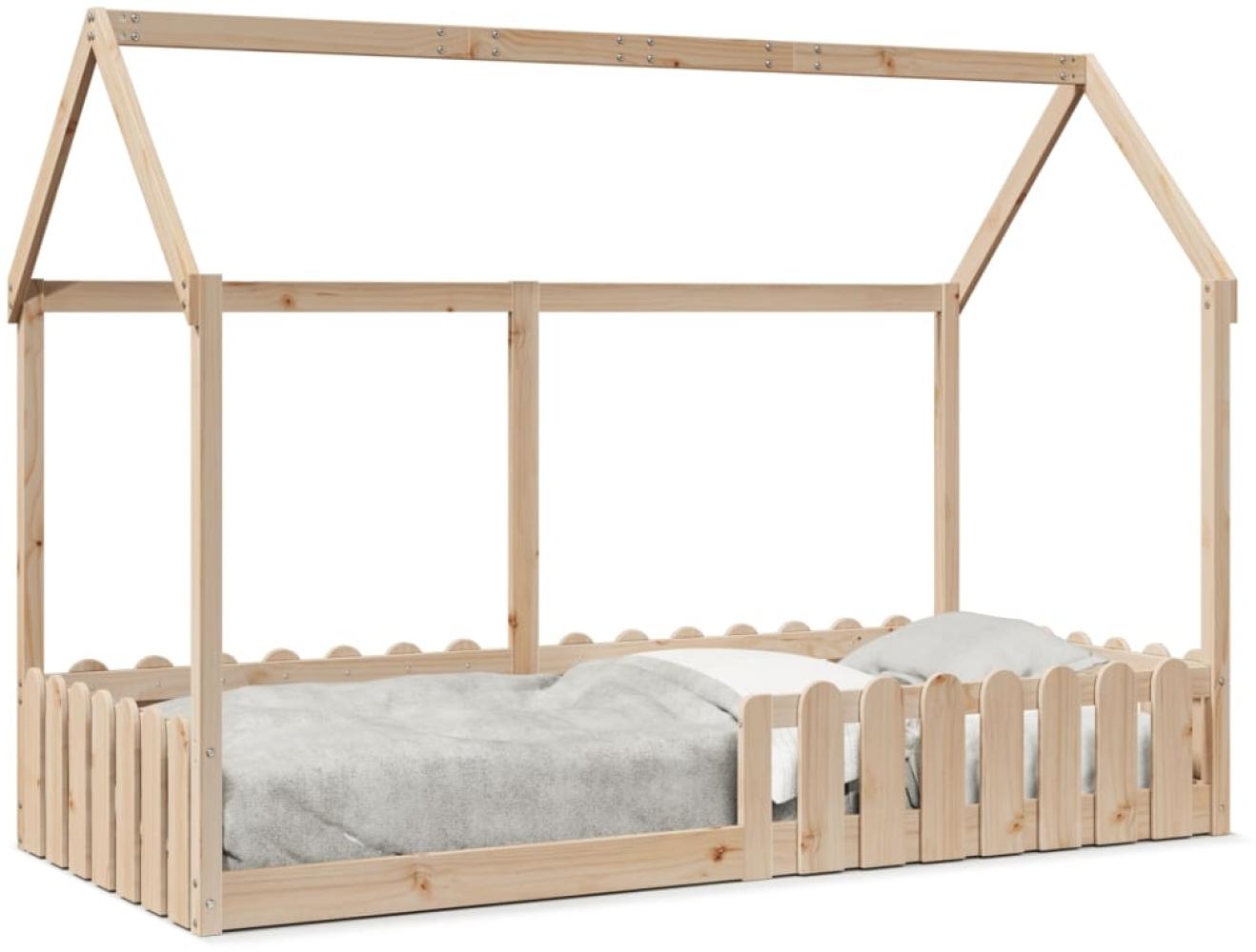 vidaXL Kinderbett 90x200 cm Massivholz Kiefer 850686 Bild 1