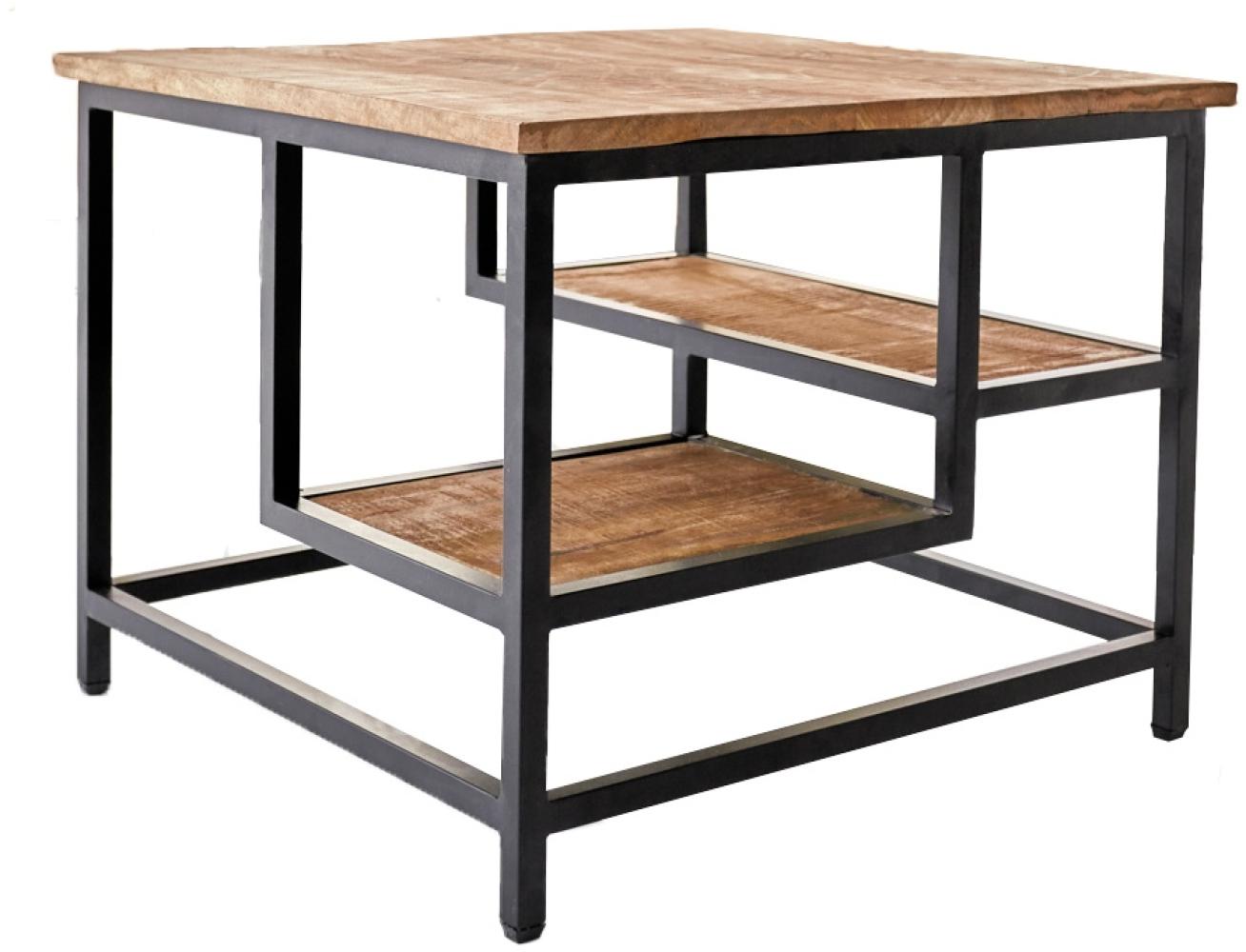 Couchtisch 'Livia' Industrial Mangoholz 60x60 Bild 1