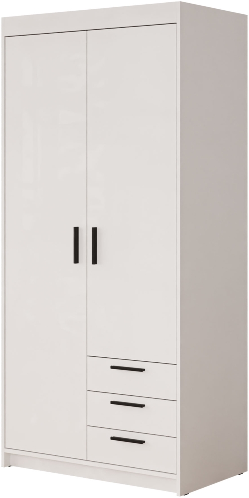 Kleiderschrank Elena 2D3S (Farbe: Weiß) Bild 1