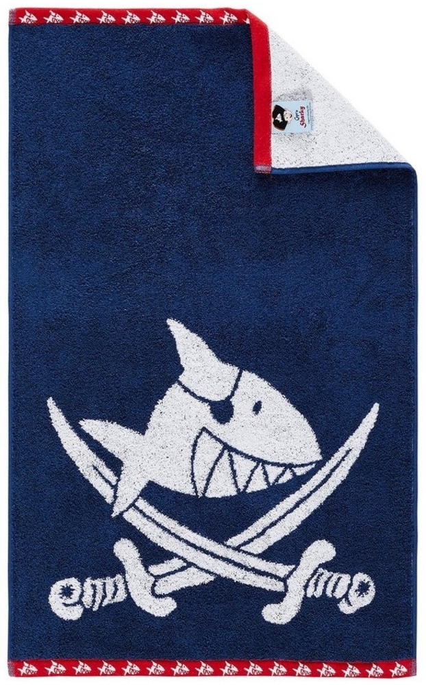 Dyckhoff Handtuch 'Capt'n Sharky' Handtuch 50x70 cm Blau Bild 1