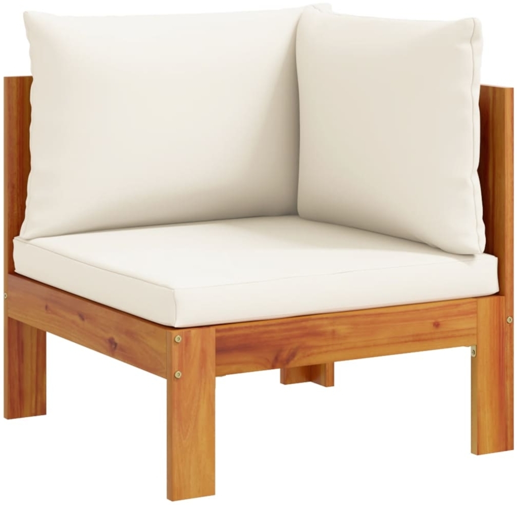 vidaXL Garten-Ecksofa mit Kissen Massivholz Akazie 367622 Bild 1
