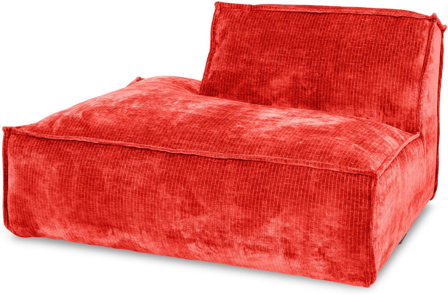 Ottomane SANSIBAR RANTUM (BHT 138 x 79 x 104 cm) BHT 138 x 79 x 104 cm orange Recamiere Chaiselongue Bild 1