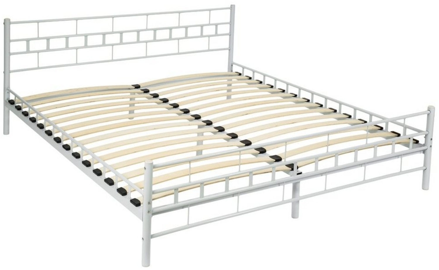 Metallbett mit Lattenrost im modernen Design 180x200 Bild 1