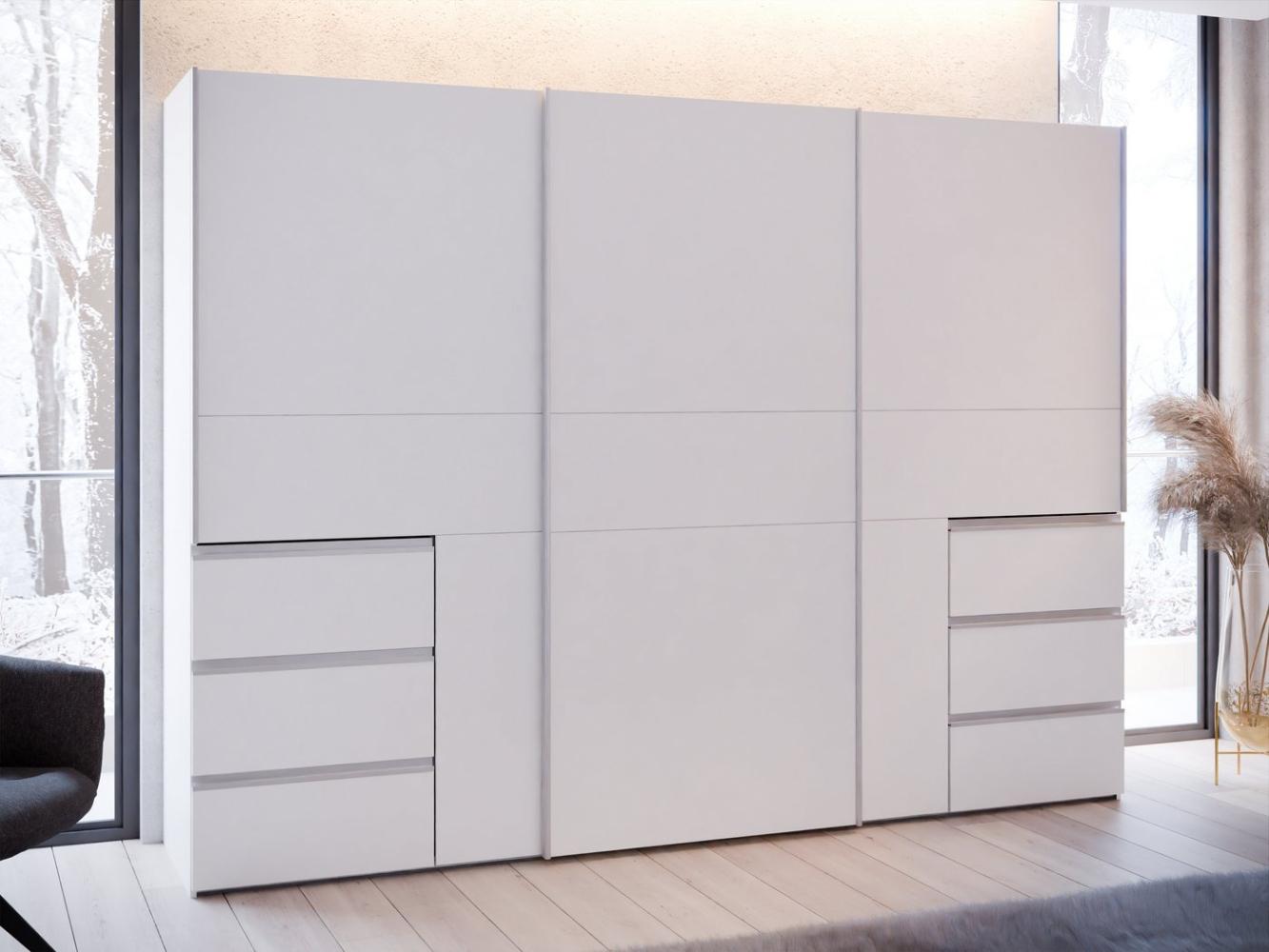 FORTE Schwebetürenschrank Schwebetürenschrank, Stauraum, 6 Schubkästen, erhältlich in 2 Dekoren Bild 1