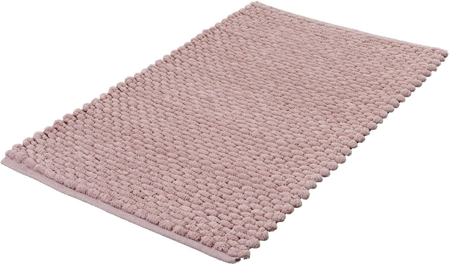 Kleine Wolke Badematte Willow, Höhe 10 mm, rutschhemmend beschichtet, fußbodenheizungsgeeignet, Baumwolle, Polyester, quadratisch, Badteppich, gewebt, Uni Farben, quadratisch oder rechteckig Bild 1