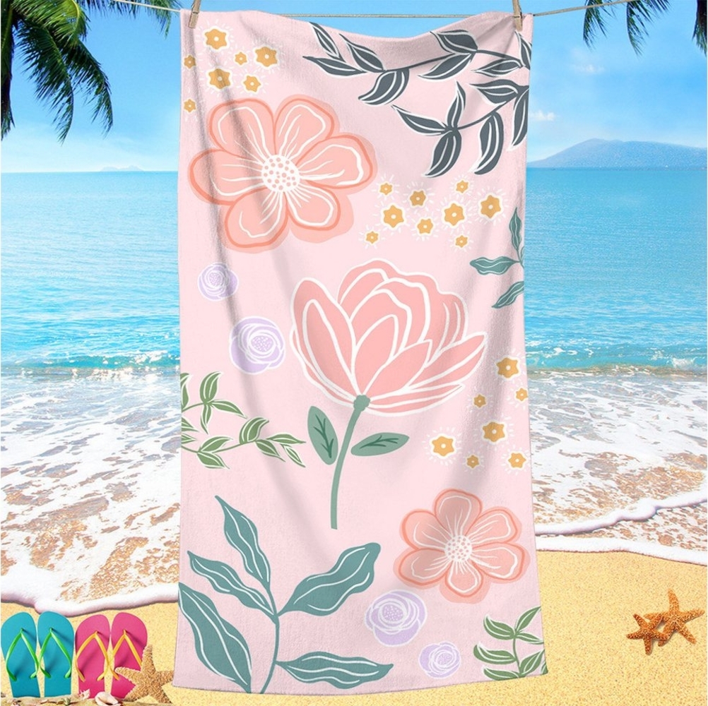 XDeer Strandtücher Strandhandtuch Groß - Leicht Dünnes Strandtuch, Tragbares, Schnelltrocknend Strandtücher für Strand Travel Gym Swim Bild 1