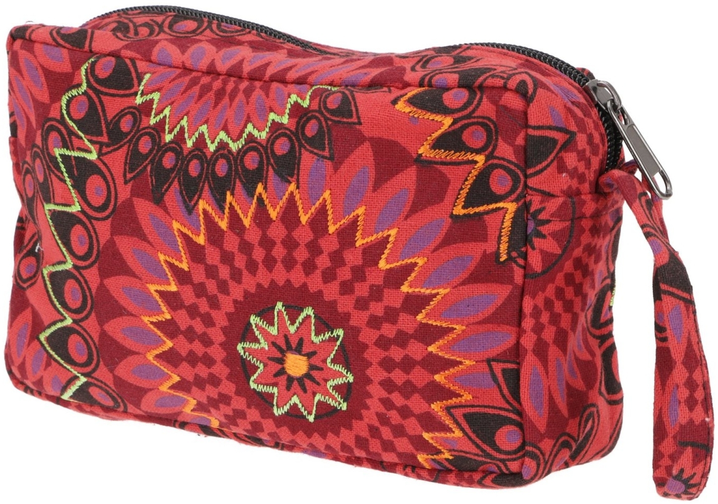 Guru-Shop Aufbewahrungstasche Boho Kosmetiktasche, Kramtäschchen aus Nepal -.. Bild 1