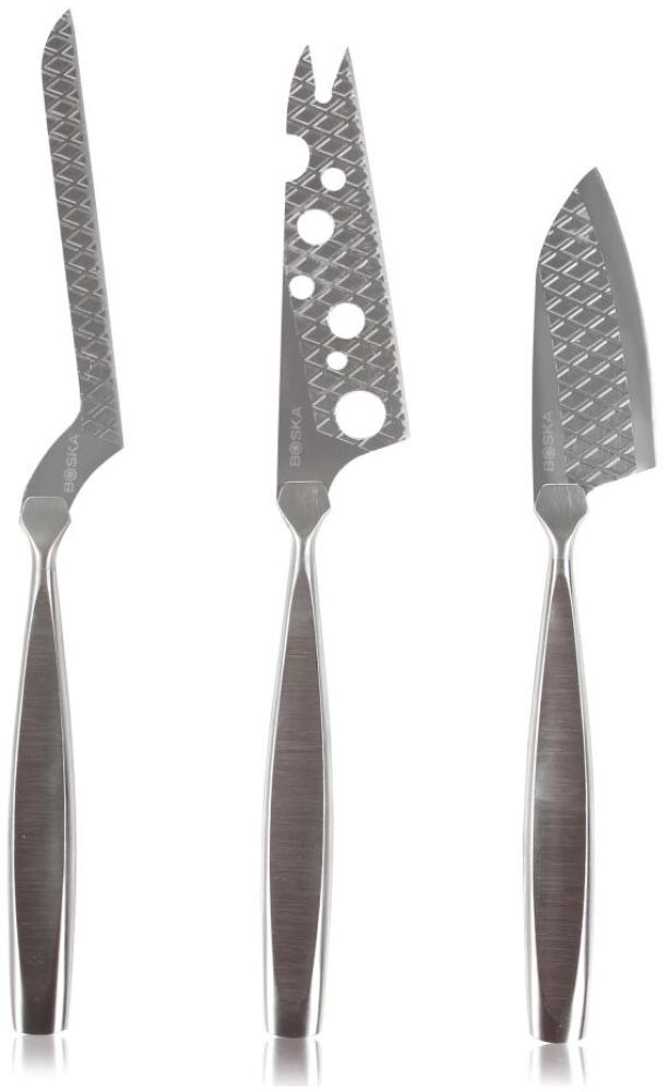 Boska Käsemesserset Monaco+, 3er Set, Küchenmesser, Käse Messer, Allzweckmesser, Edelstahl, 27 cm, 307095 Bild 1