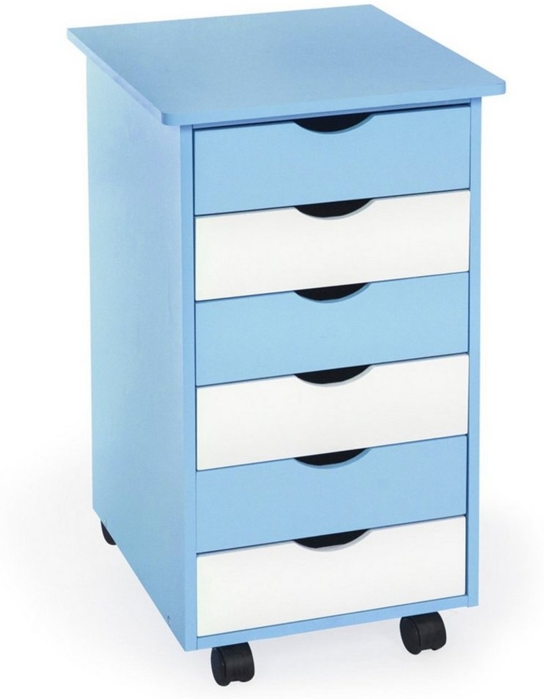 tectake Rollcontainer, aus Holz Bild 1