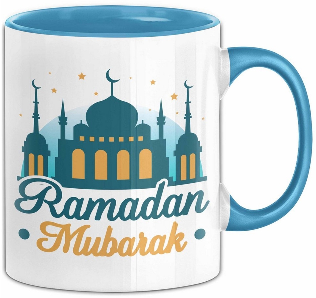 Trendation Tasse Ramadan Muslim Eid Mubarak Tasse Geschenk Kaffee-Becher Bild 1