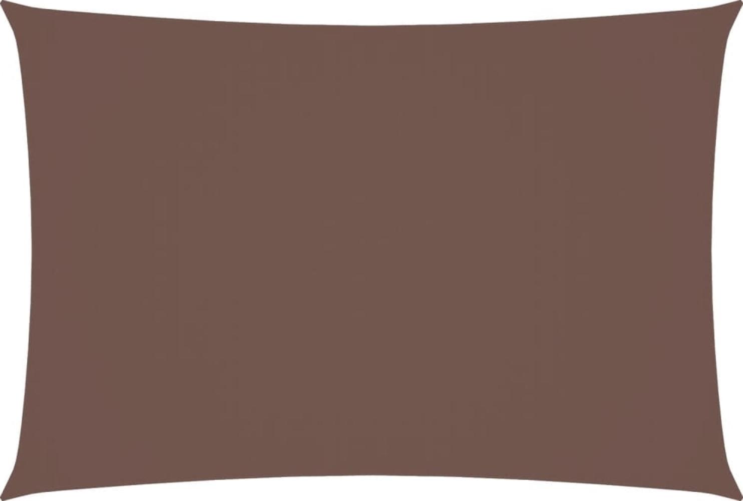 vidaXL Sonnensegel Oxford-Gewebe Rechteckig 2,5x4,5 m Braun 135813 Bild 1