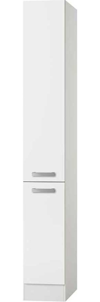 Apotheker-Hochschrank Optimal / Opti-Kult, Holzwerkstoff, Kunststoff, Weiß, 30 x 207 x 57 cm Bild 1