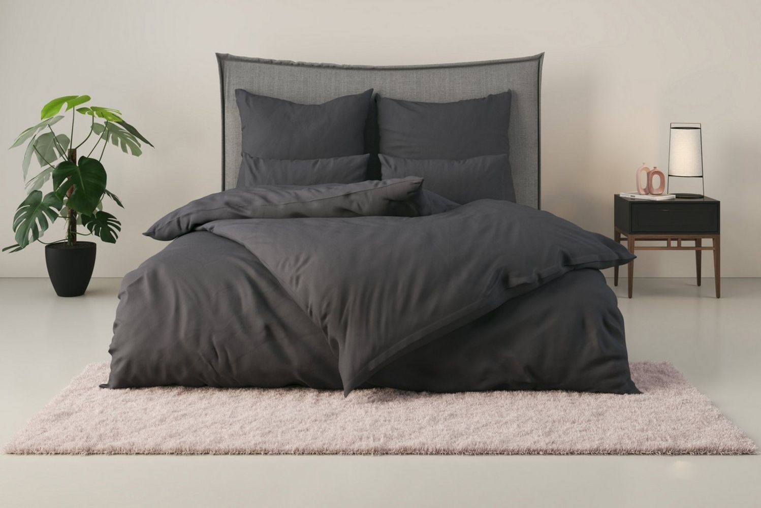 Home affaire Bettwäsche Luisa, Perkal, 2 teilig, NEUHEIT: 100% Baumwolle, ab Gr. 135x200 cm, in zwei Qualitäten Bild 1