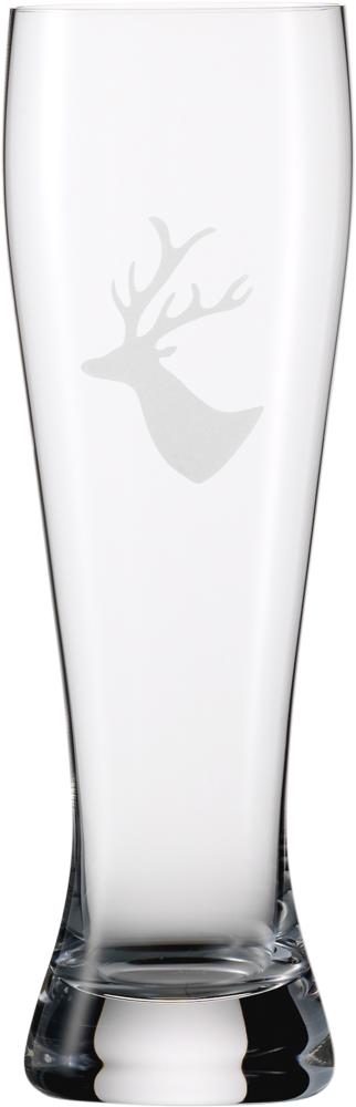 Eisch CHALET Weizenbierglas Hirsch 0,5 l - A Bild 1