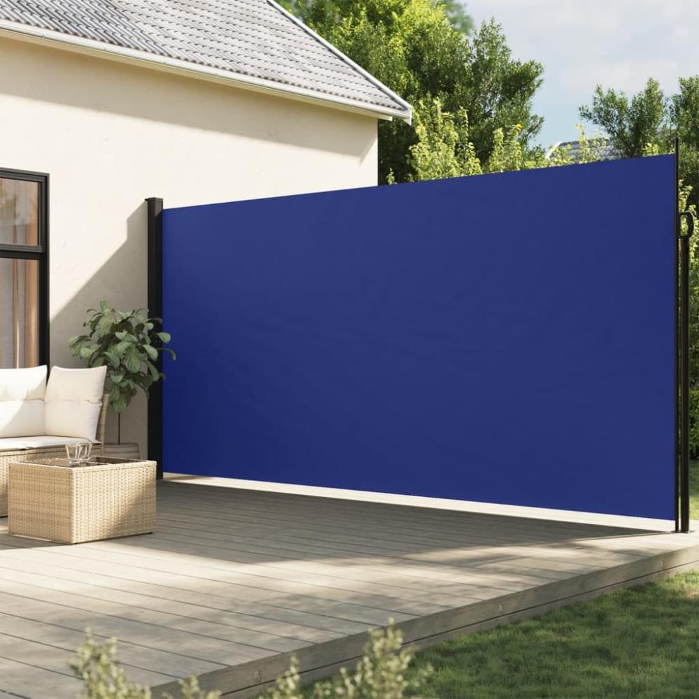 vidaXL Seitenmarkise Ausziehbar Blau 200x600 cm 4004551 Bild 1