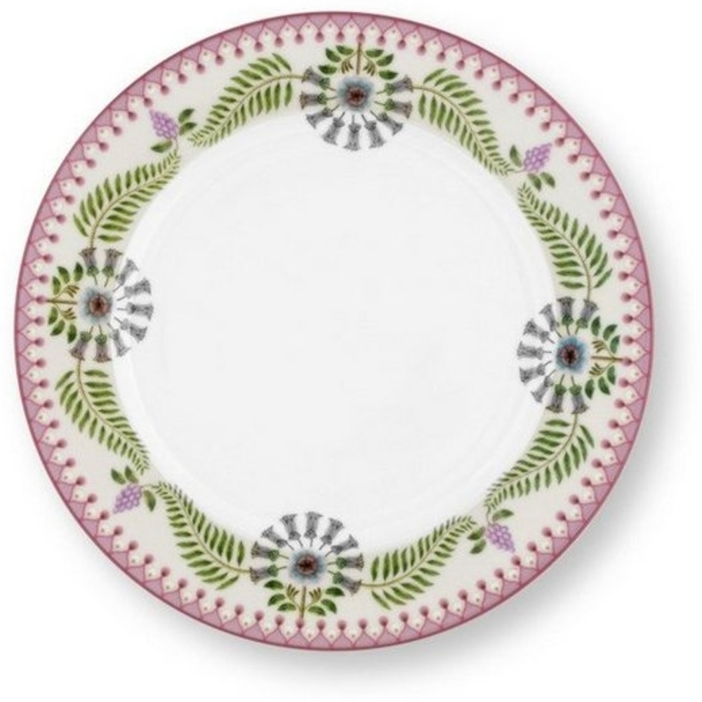 Pip Studio Frühstücksteller Lily & Lotus Off White-Lila (23cm) 51.001.473 Bild 1