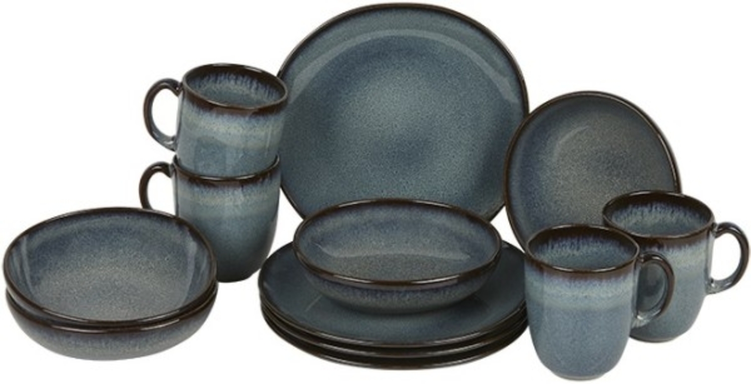 like. by Villeroy & Boch Lave gris Frühstücks-Set für 4 Personen / 12 Teile Bild 1