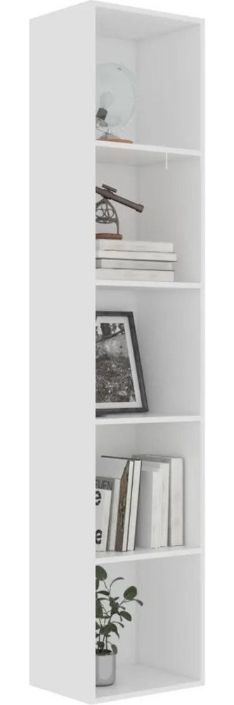 DOTMALL Bücherregal Bücherregal Weiß 40 x 30 x 189 cm Holzwerkstoff Bild 1