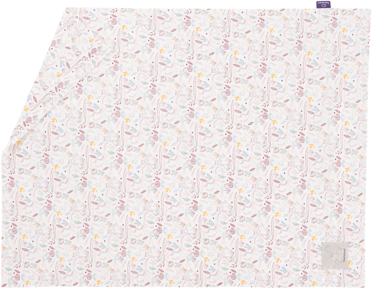 Jersey Decke Design Dschungel 75 x 100 cm Bild 1