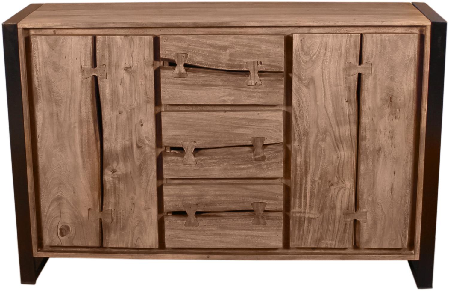 Sideboard Natural Edge Akazie Kommode Wohnzimmer Esszimmer Schubladen Schrank Bild 1