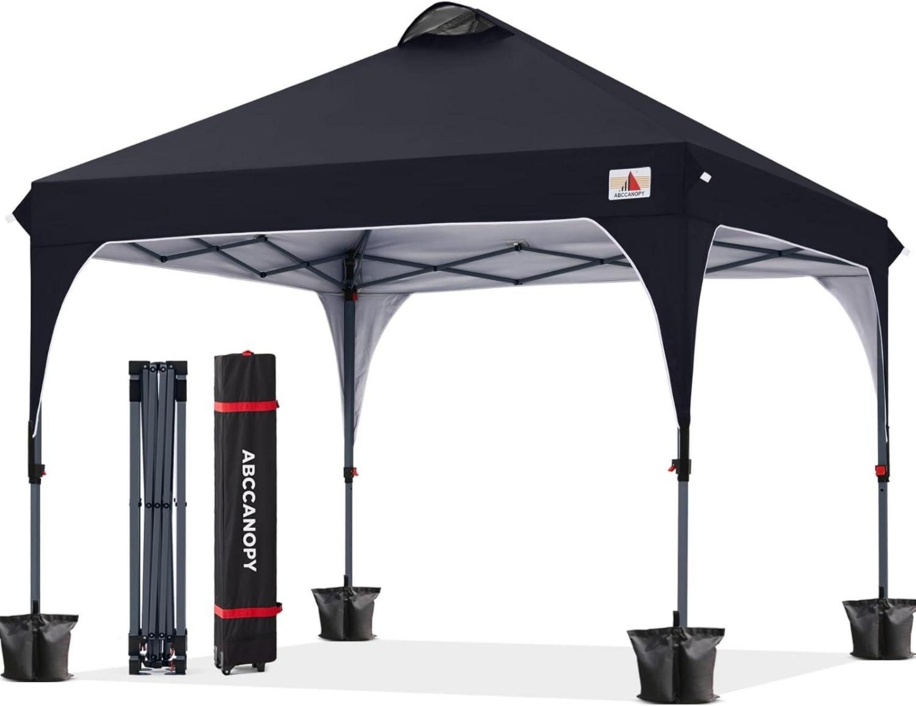 Wasserdichter Pop-Up Pavillon 3x3M Festival Sonnenschutz mit Bild 1