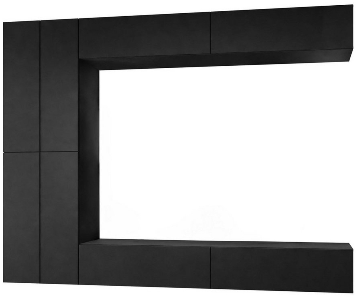 Lookway Wohnwand COLETTE MATT III mit Push-to-Open-System und LED-Beleuchtung Bild 1