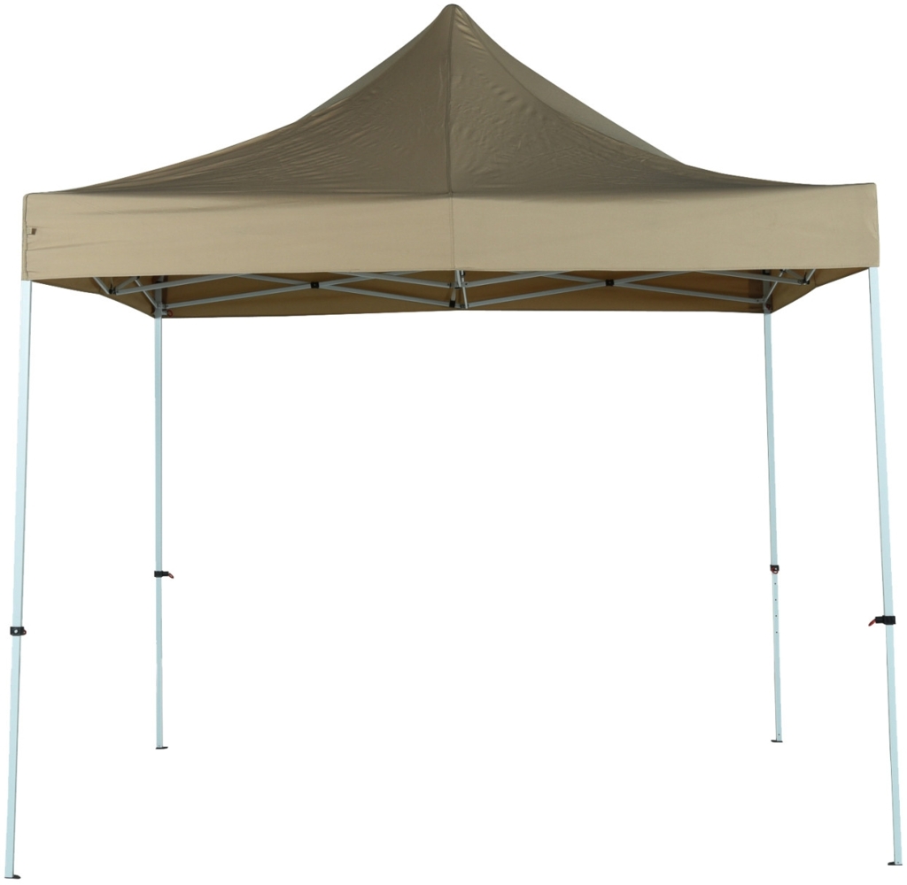 TrendLine Faltpavillon taupe 2,95 x 2,95 m Gartenpavillon Gartenzelt Festzelt Bild 1