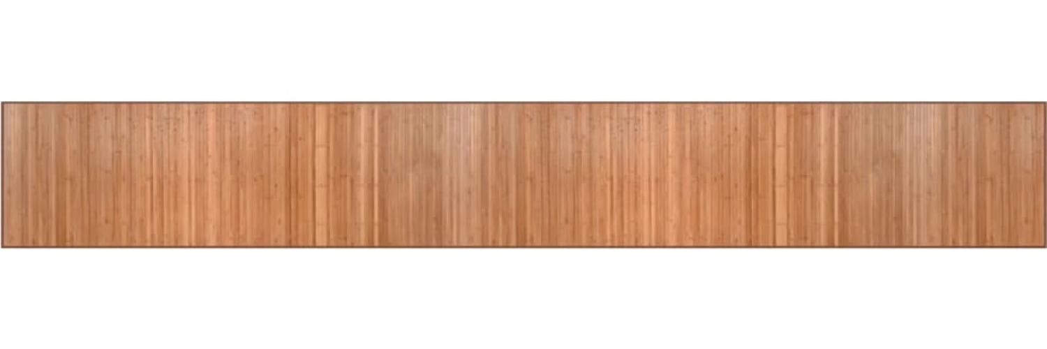vidaXL Teppich Rechteckig Natur 70x500 cm Bambus 376889 Bild 1