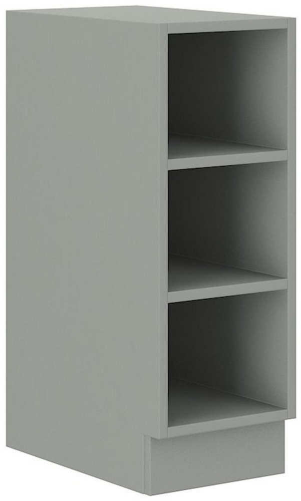 Unterschrank Regal 30 cm Bianca Grey Rose - Grau Küchenzeile Küchenblock Bild 1