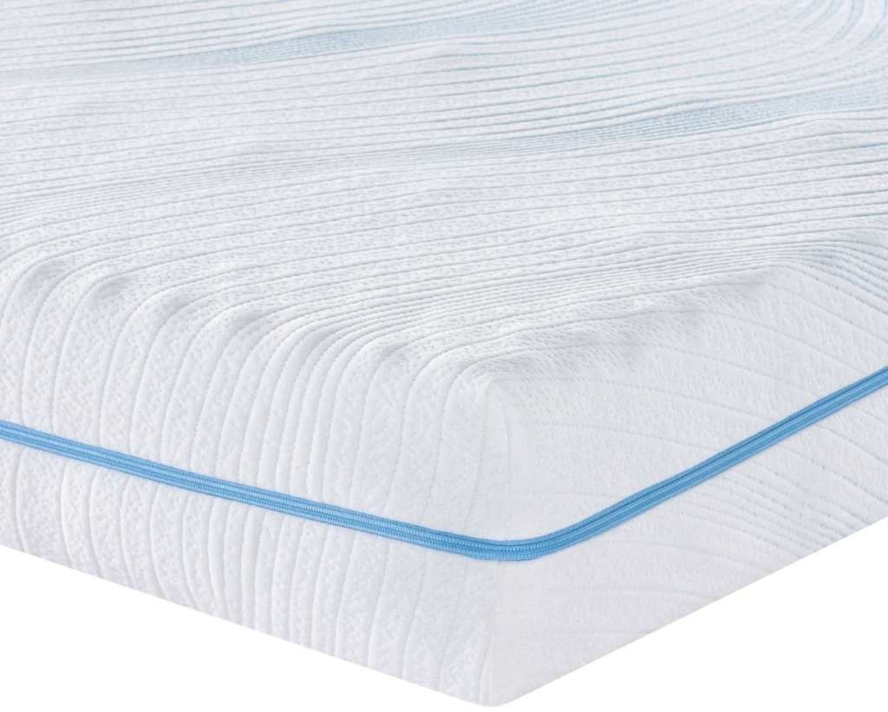 vidaXL Matratze Weiß 200 x 200 cm Jacquard-Stoff 4106297 Bild 1