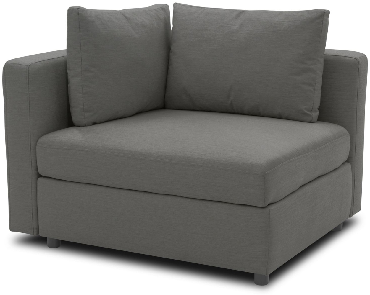 Gartenlounge Ecke Rechts Bozhana 110x67x96 mit Outdoorbezug anthrazit Bild 1