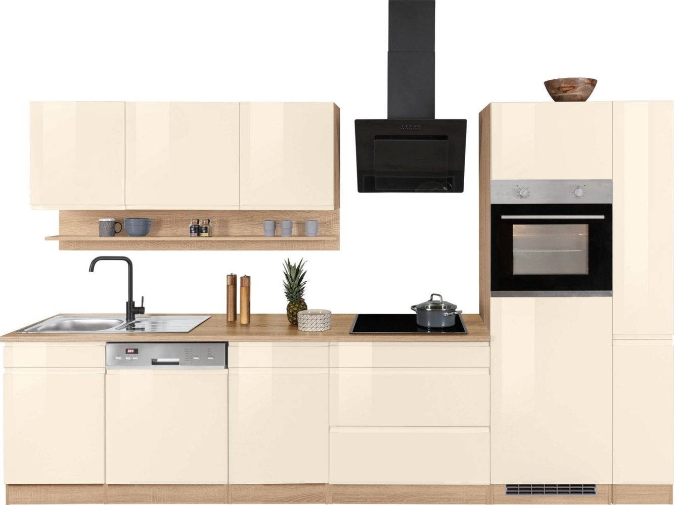 KOCHSTATION Küchenzeile KS-Virginia, Breite 330 cm, mit E-Geräten Bild 1