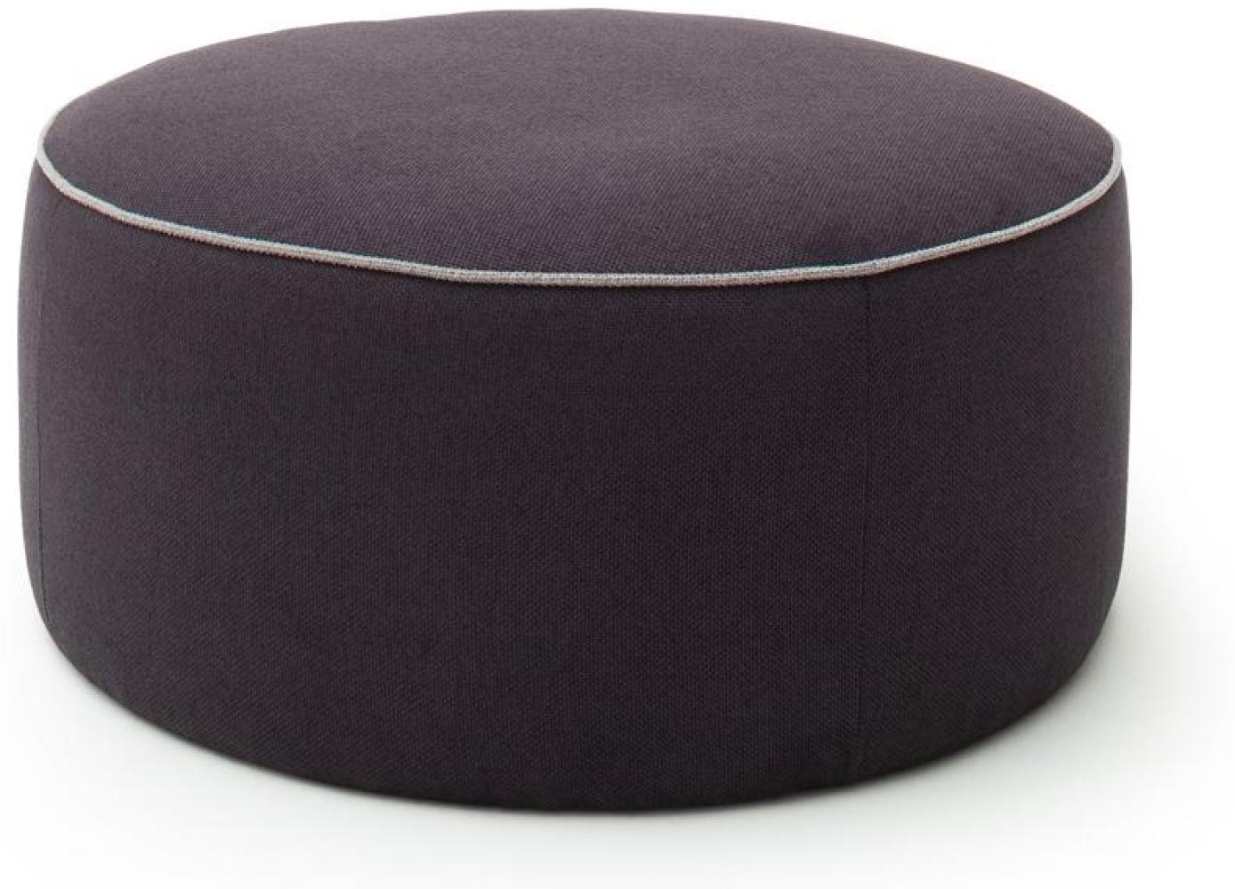 Hocker CIRCLE Big Rundhocker schwarz d=86 cm Bild 1