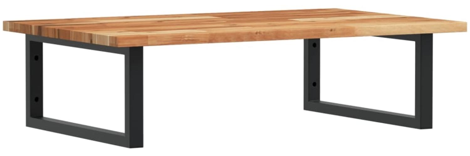 vidaXL Waschbeckenregal Wandmontage Stahl und Akazienholz 3302829 Bild 1