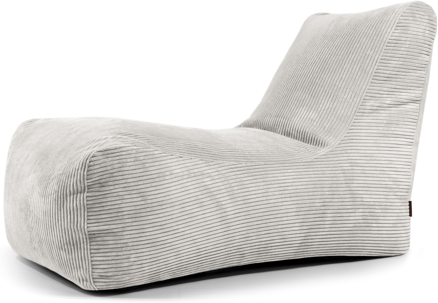 Sitzsack ‘Lounge‘, Bezugstoff - Waves, 100% Polyester, Snow, 80x135x80 cm cm. Bild 1