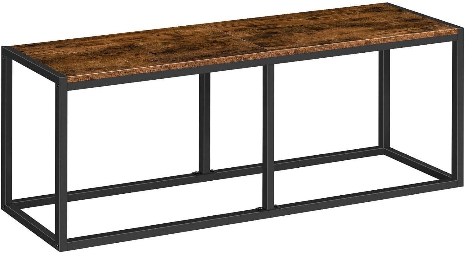 Hoobro Esszimmerbank 120x30x46,5cm Industrie Design Metallrahmen Kuechenbank Bild 1