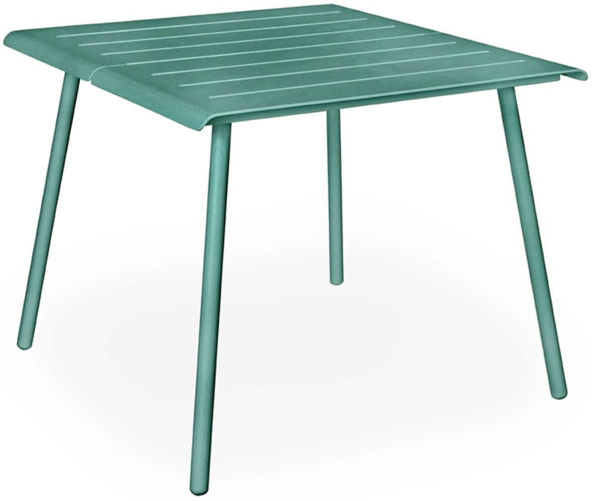 Vapio Outdoortisch Aluminium 90x90x74 cm Salbei Bild 1