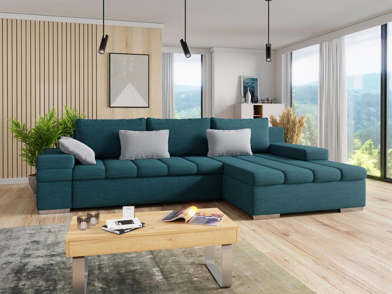 Ecksofa Bangkok Premium, Seite: Rechts, Farbe: Terra 15 + Terra 15 + Terra 6 ECO Bild 1